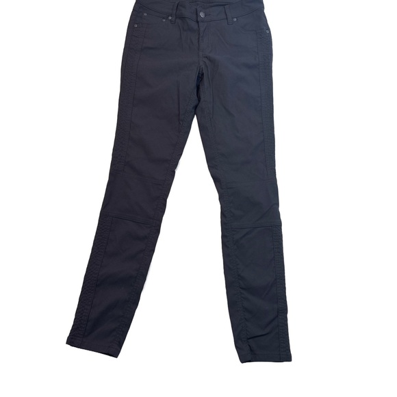 prAna Gray Hiking Pants Size 8 Stretchy Outdoor Travel Adventure - Picture 1 of 12